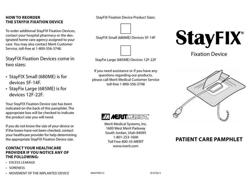 Merit Medical StayFIX User manual