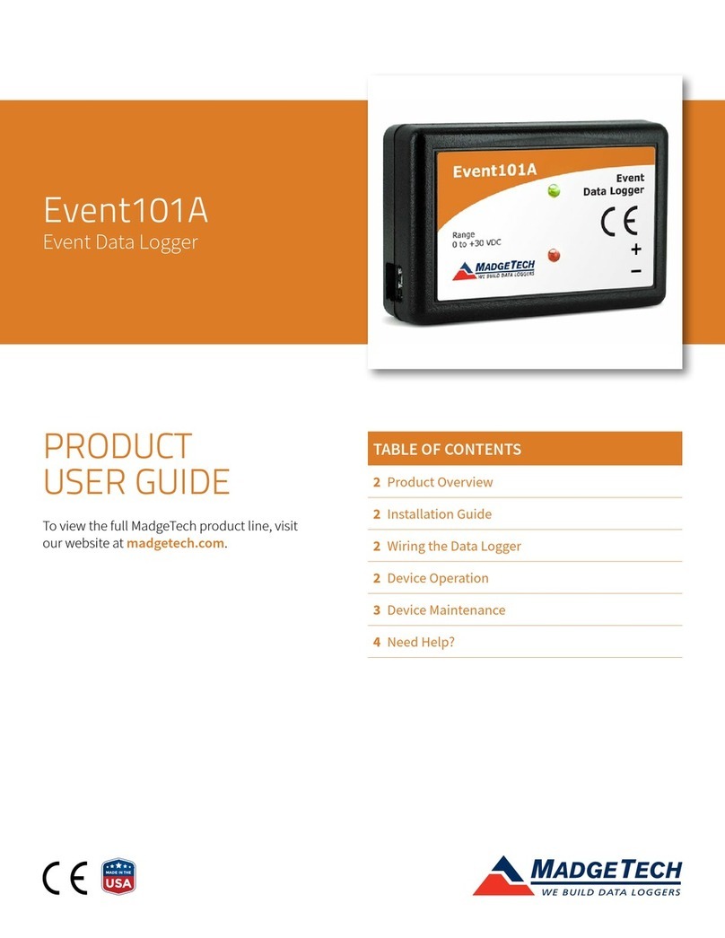 MadgeTech Event101A Specification sheet