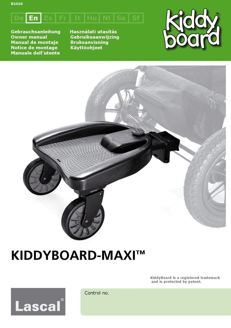Lascal KIDDYBOARD-MAXI User manual