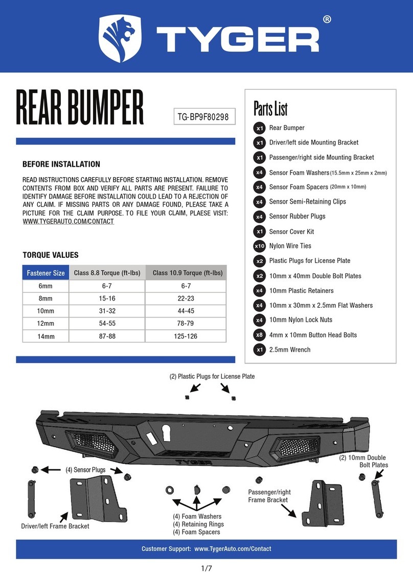 Tyger TG-BP9F80298 User manual