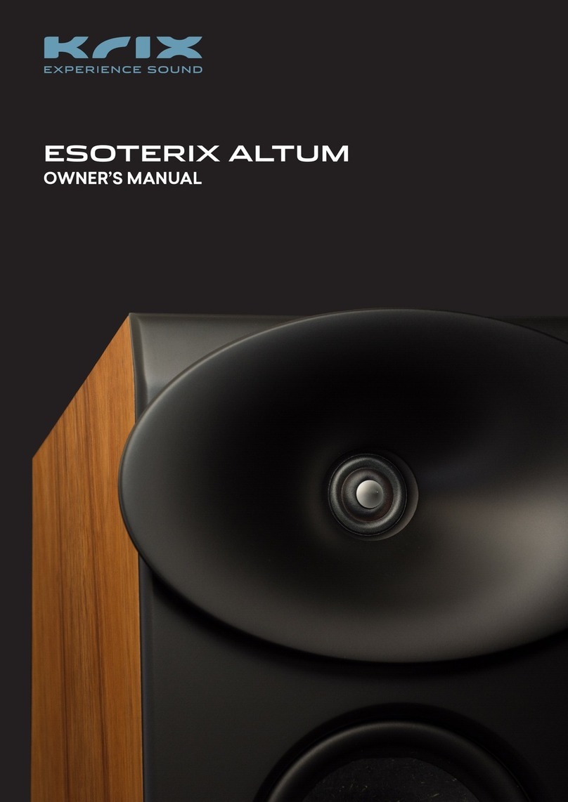 Krix ESOTERIX ALTUM User manual Krix ESOTERIX ALTUM User manual