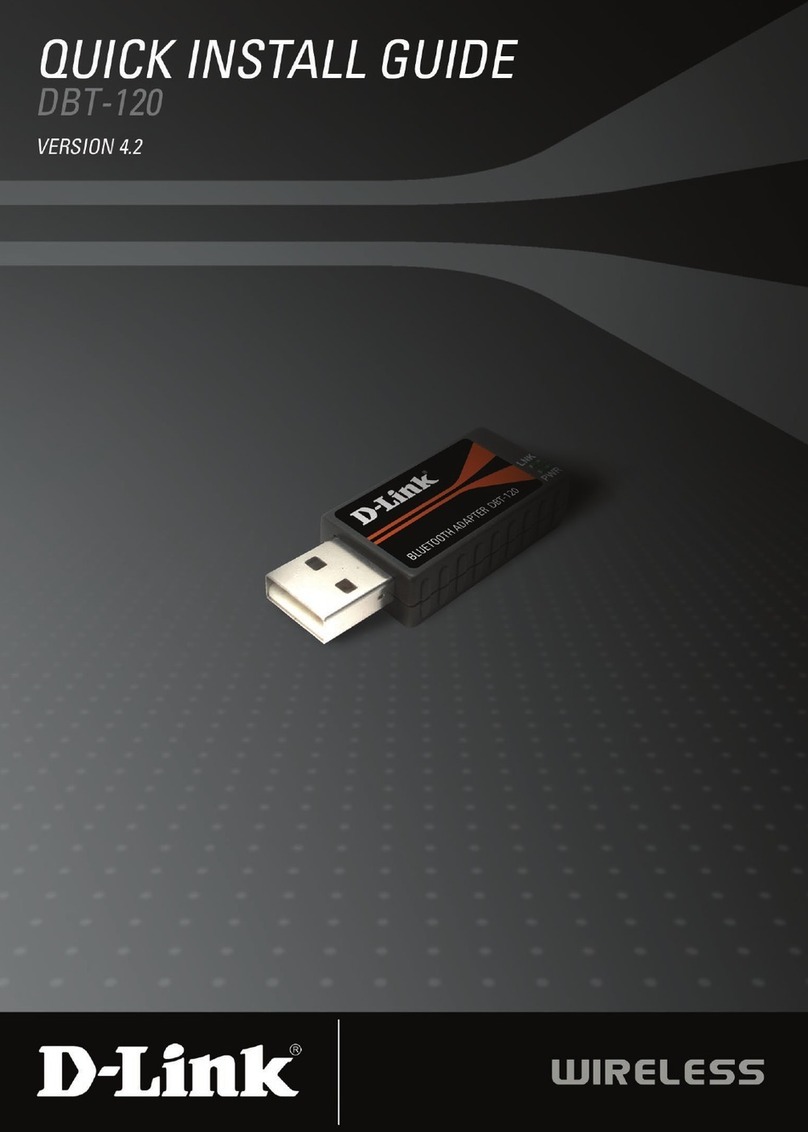 D-Link PersonalAir DBT-120 User manual