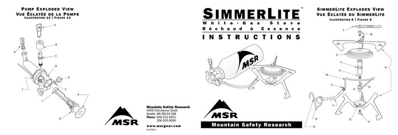 MSR SIMMERLITE instructions