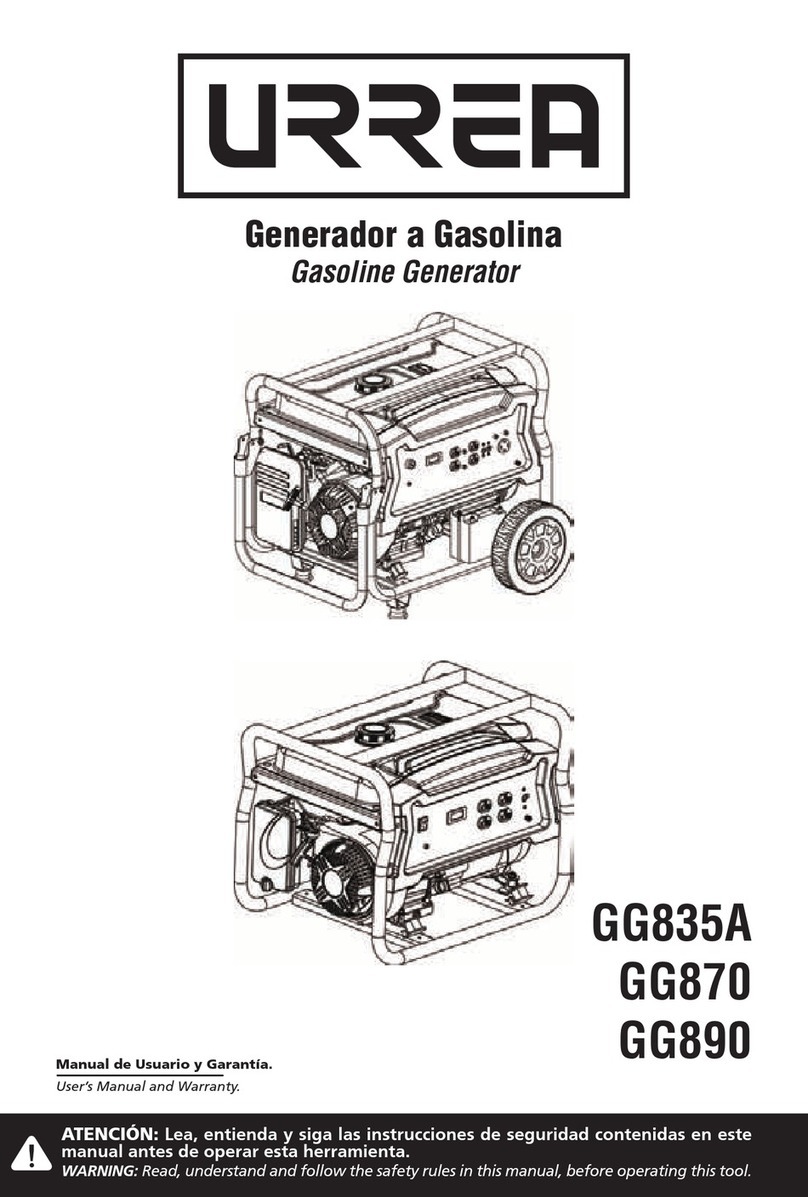 Urrea GG835A User manual and warranty