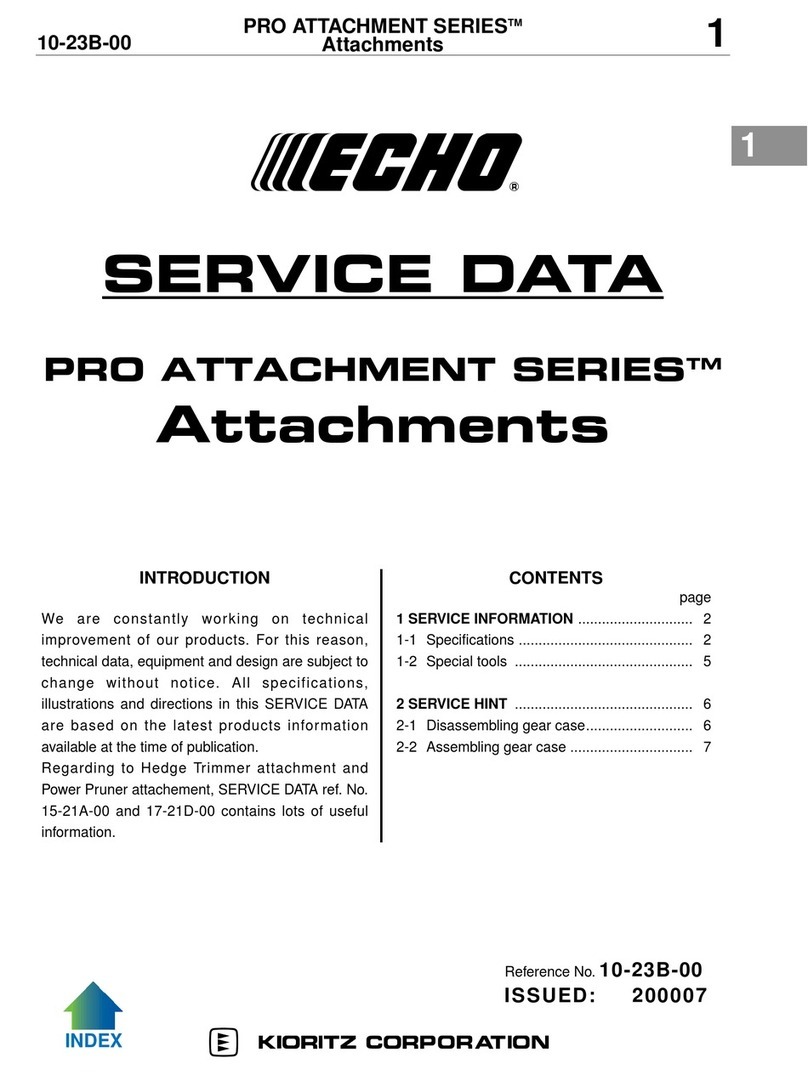 Echo Pro Attachment Series Mounting instructions