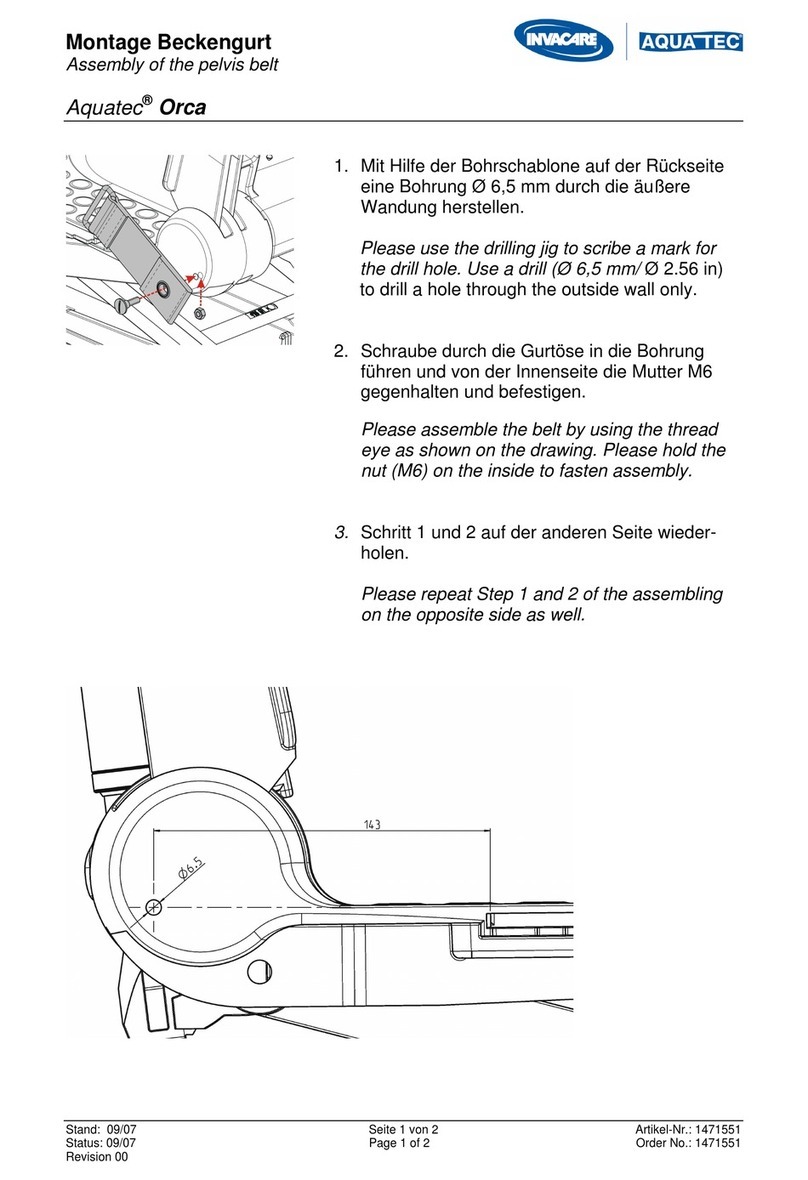 Invacare Aquatec ORCA Assembly guide