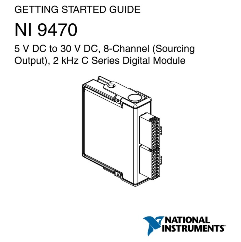 National Instruments 9470 User manual
