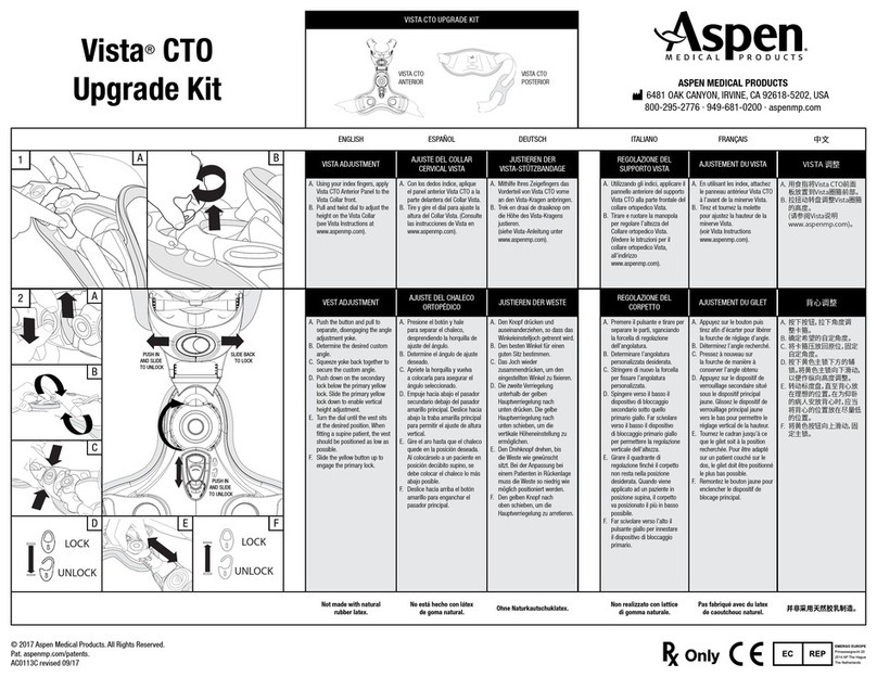 Aspen Medical Products Vista CTO quick start guide