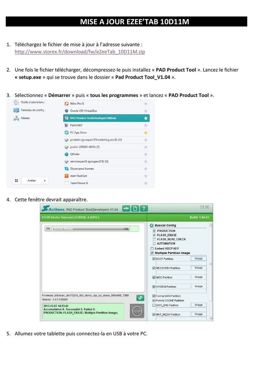 Storex EZEE'TAB 10D11M Update guide