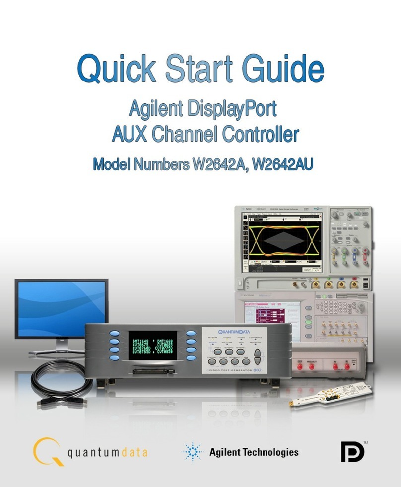 Agilent Technologies W2642A User manual