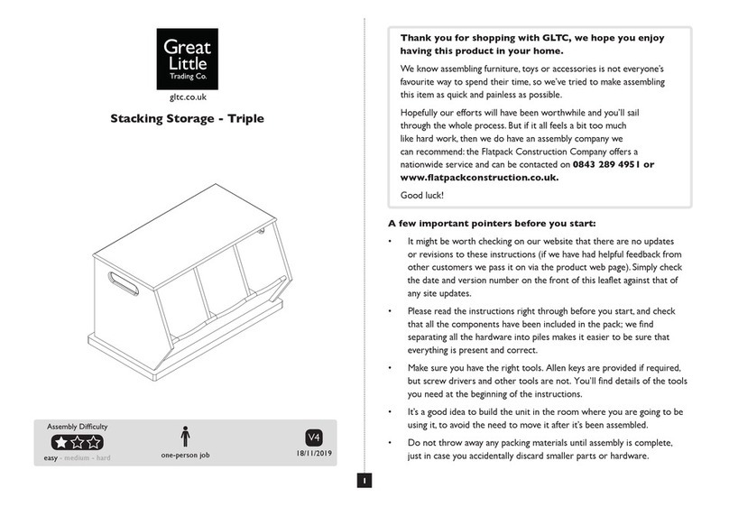 Great Little Trading Stacking Storage Triple User manual Great Little Trading Stacking Storage Triple User manual