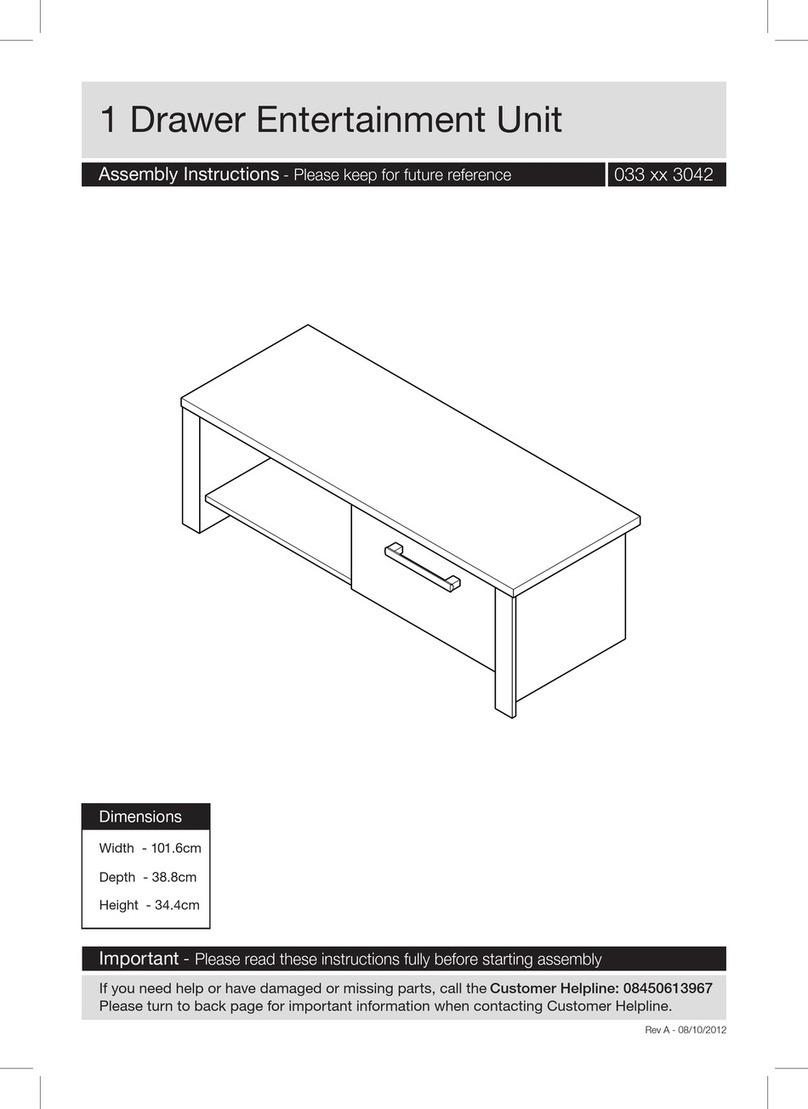 Argos 033 3042 Series Assembly instructions