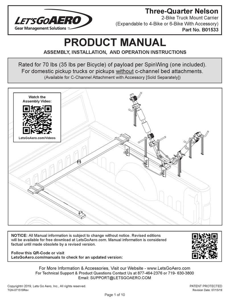Let's Go Aero Three-Quarter Nelson product manual Let's Go Aero Three-Quarter Nelson product manual