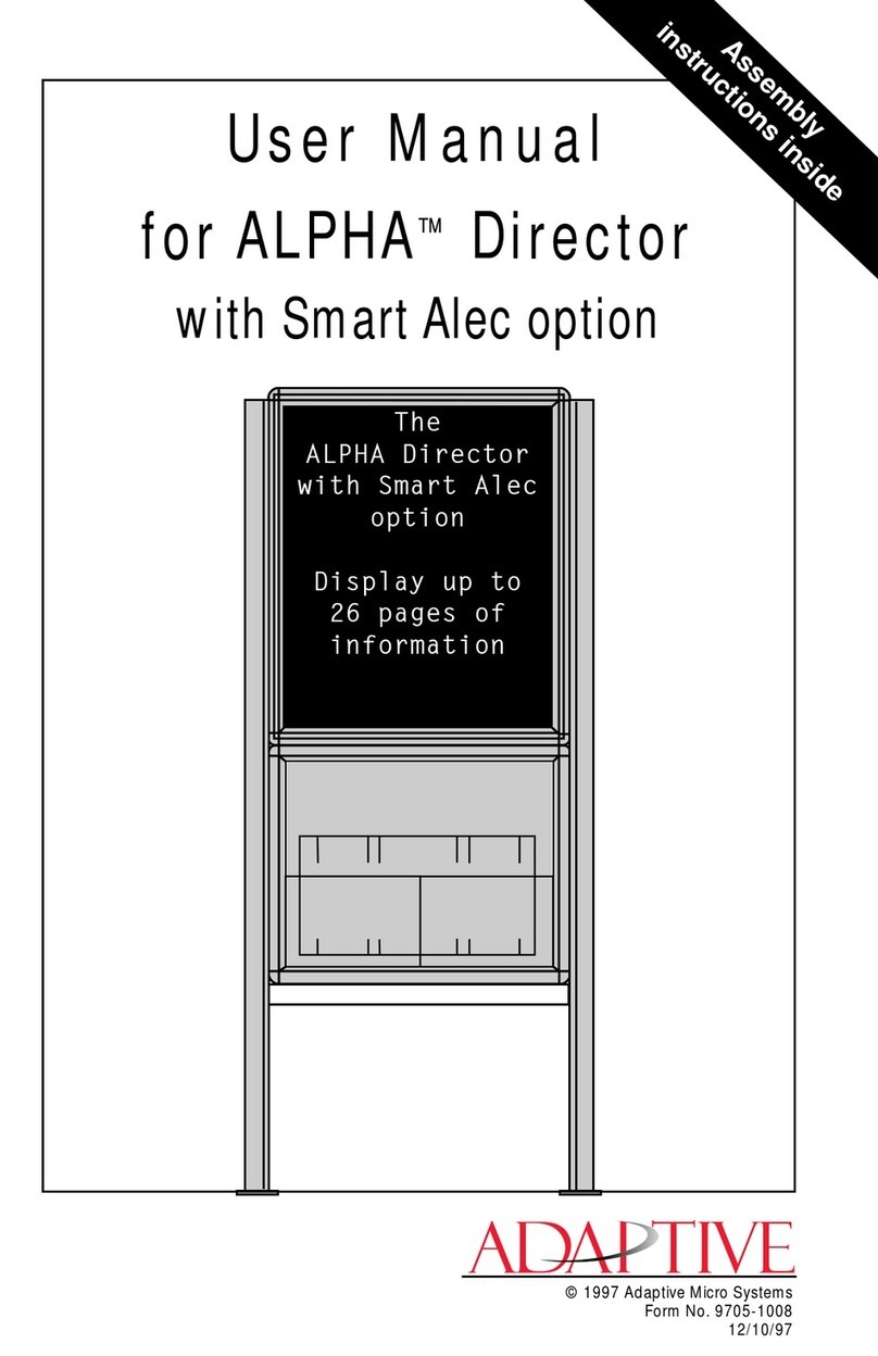Adaptive Alpha Director User manual