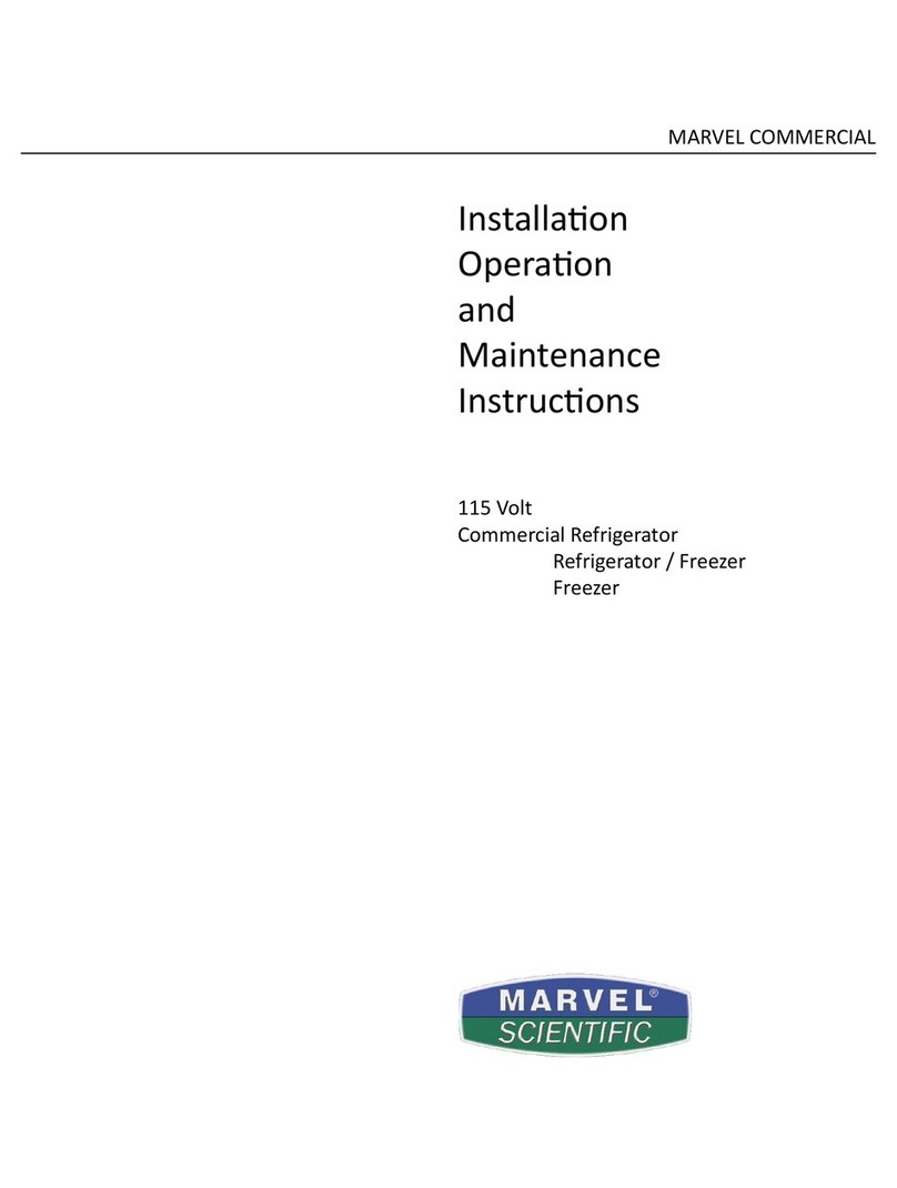 Marvel MS24FASFRW Installation, operation and maintenance instructions Marvel MS24FASFRW Installation, operation and maintenance instructions