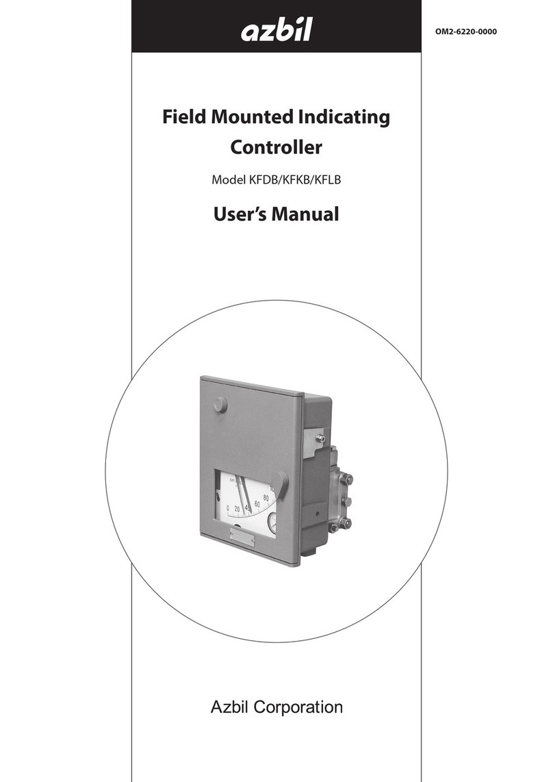 Azbil KFDB User manual