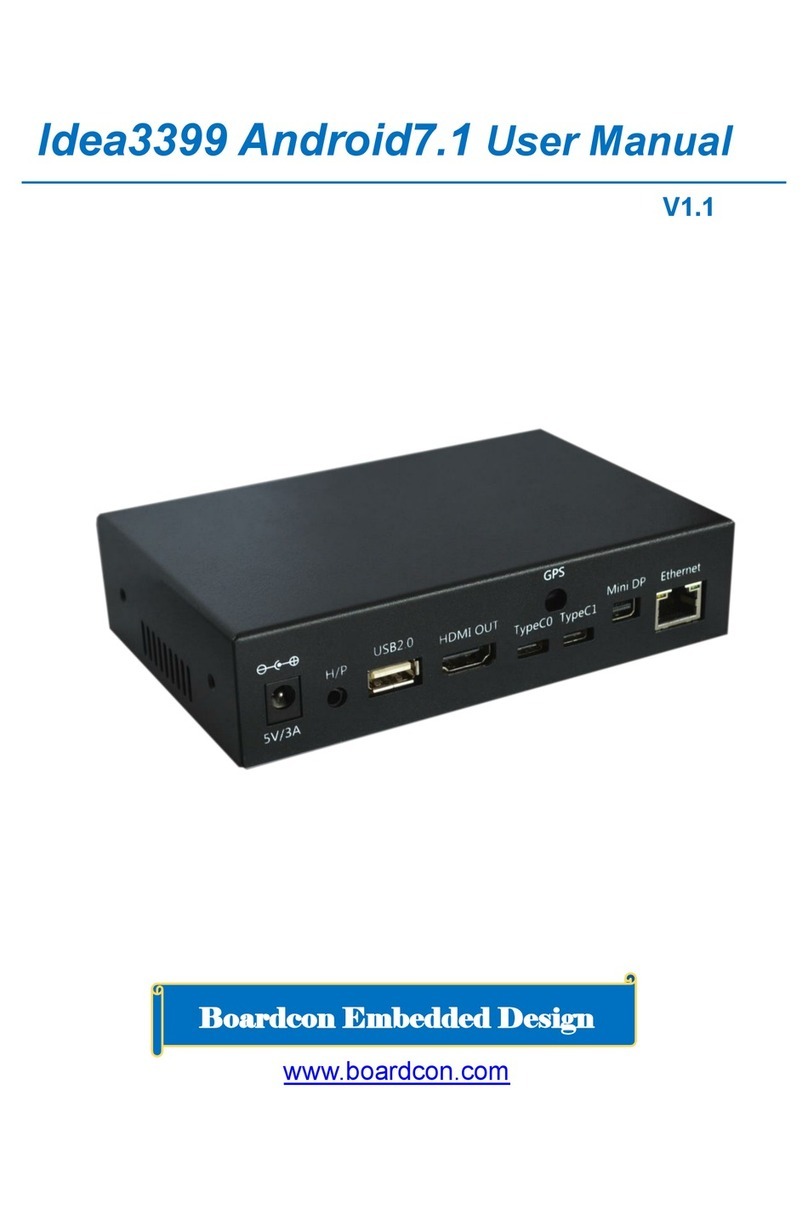 Boardcon Embedded Design Idea3399 Android 7.1 User manual