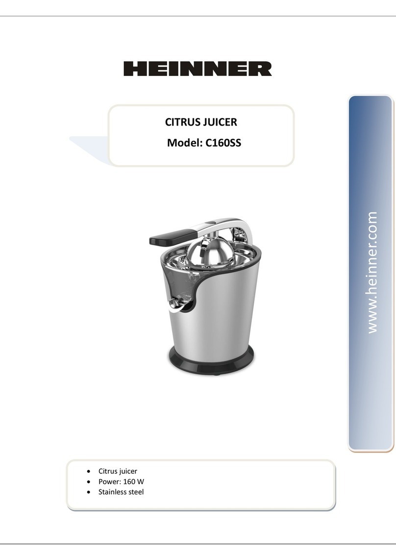 Heinner C160SS User manual