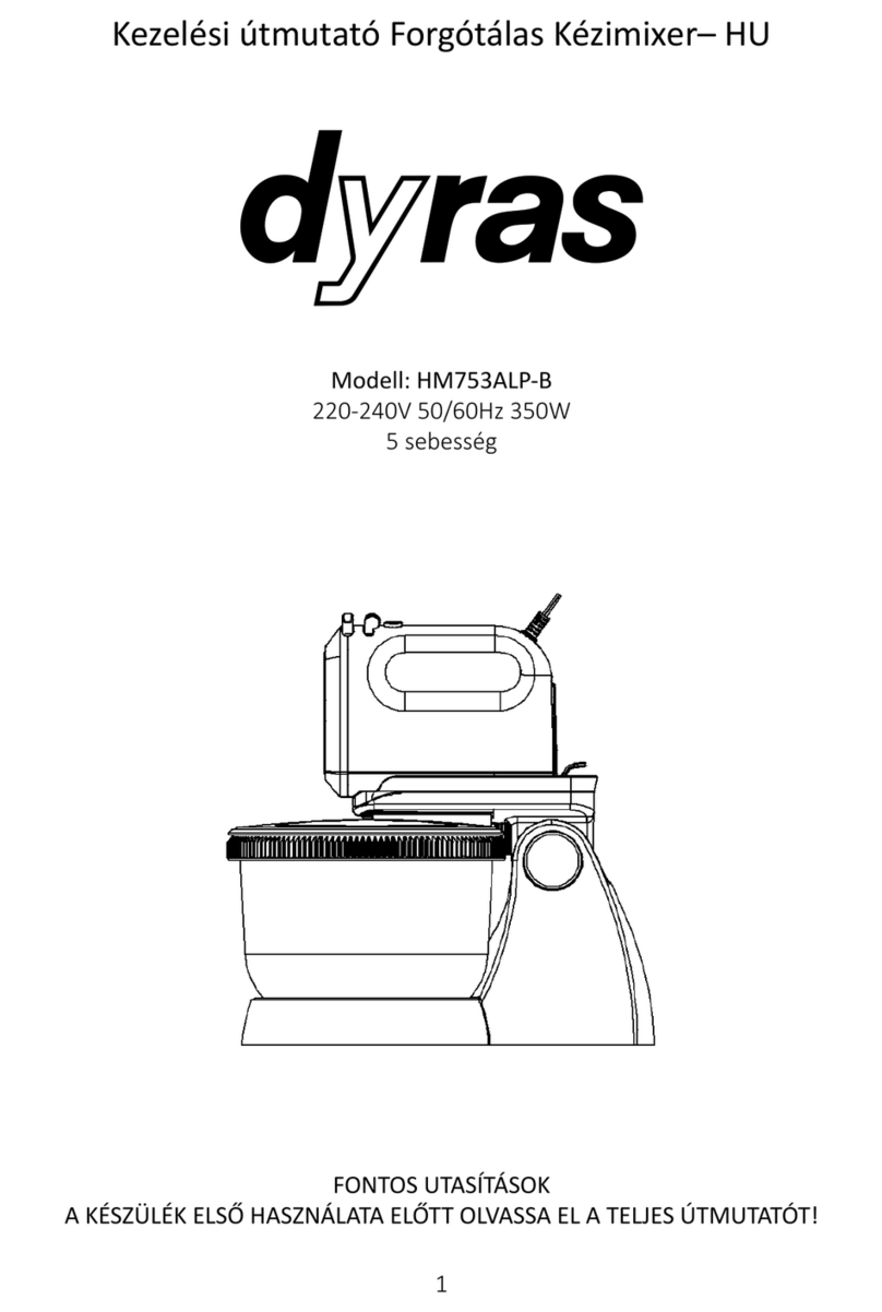 dyras HM753ALP-B User manual