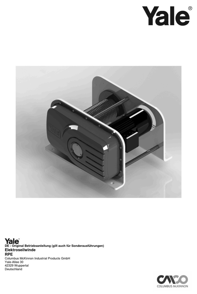 Yale RPE Operating instructions