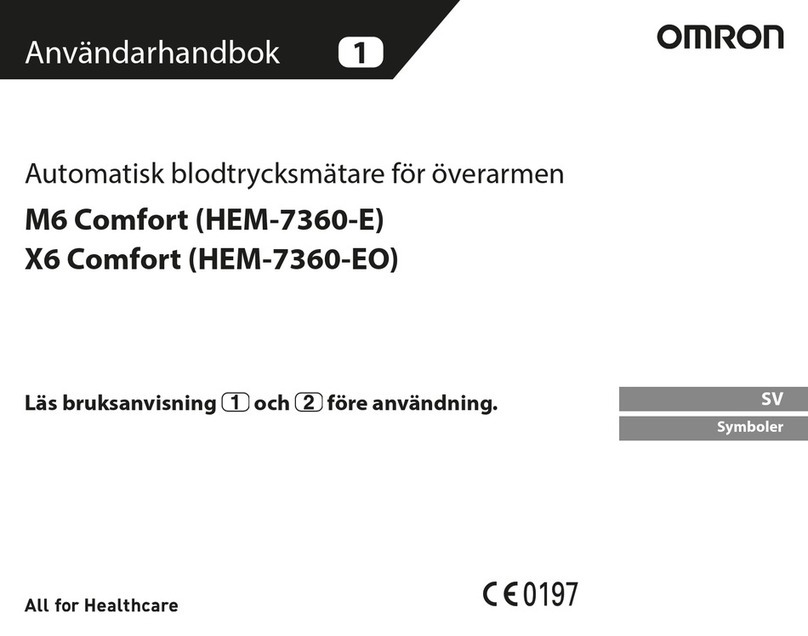 Omron M6 Comfort User manual Omron M6 Comfort User manual