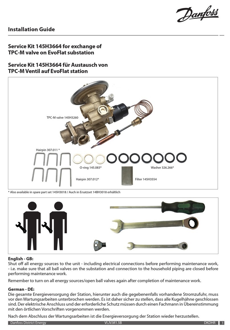 Danfoss 145H3664 installation guide