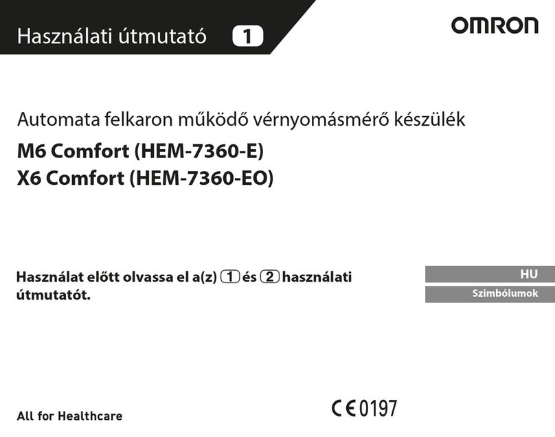 Omron M6 Comfort User manual Omron M6 Comfort User manual
