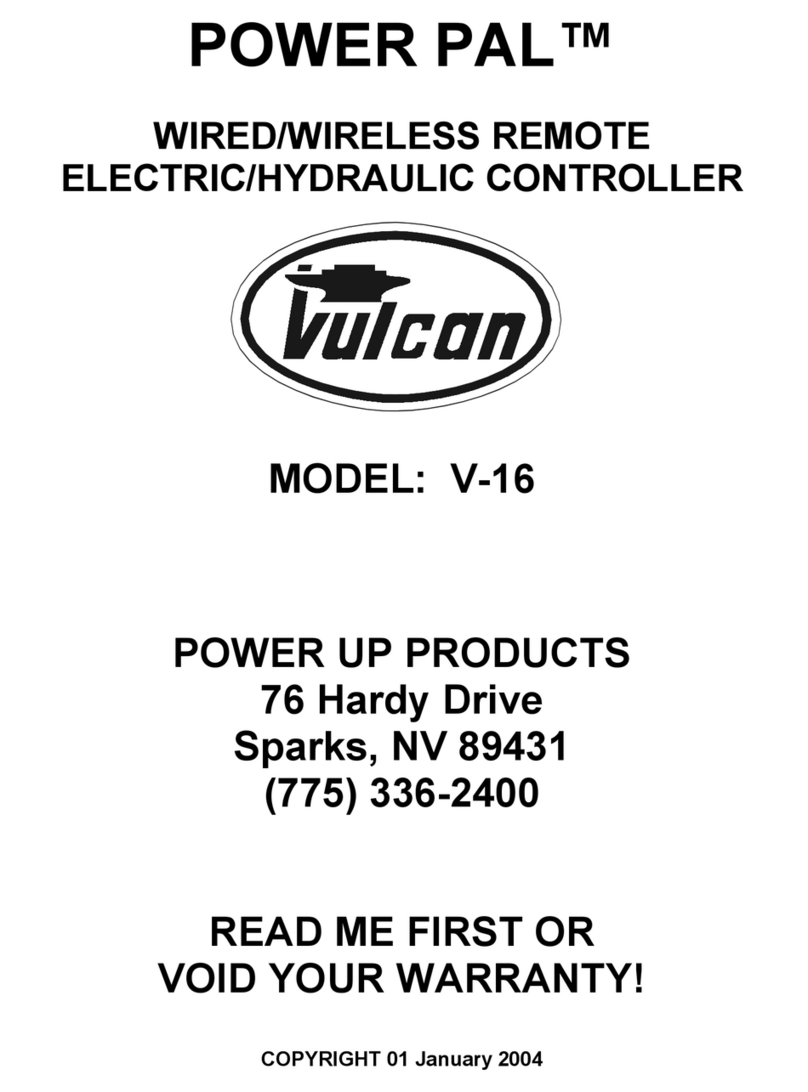 Vulcan-Hart POWER PAL V-16 manual