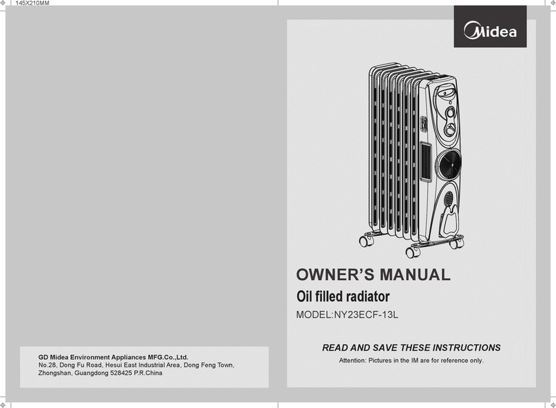 Midea NY23ECF-13L User manual Midea NY23ECF-13L User manual