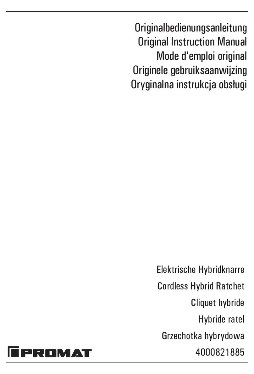 PROMAT 4000821885 Original instruction manual