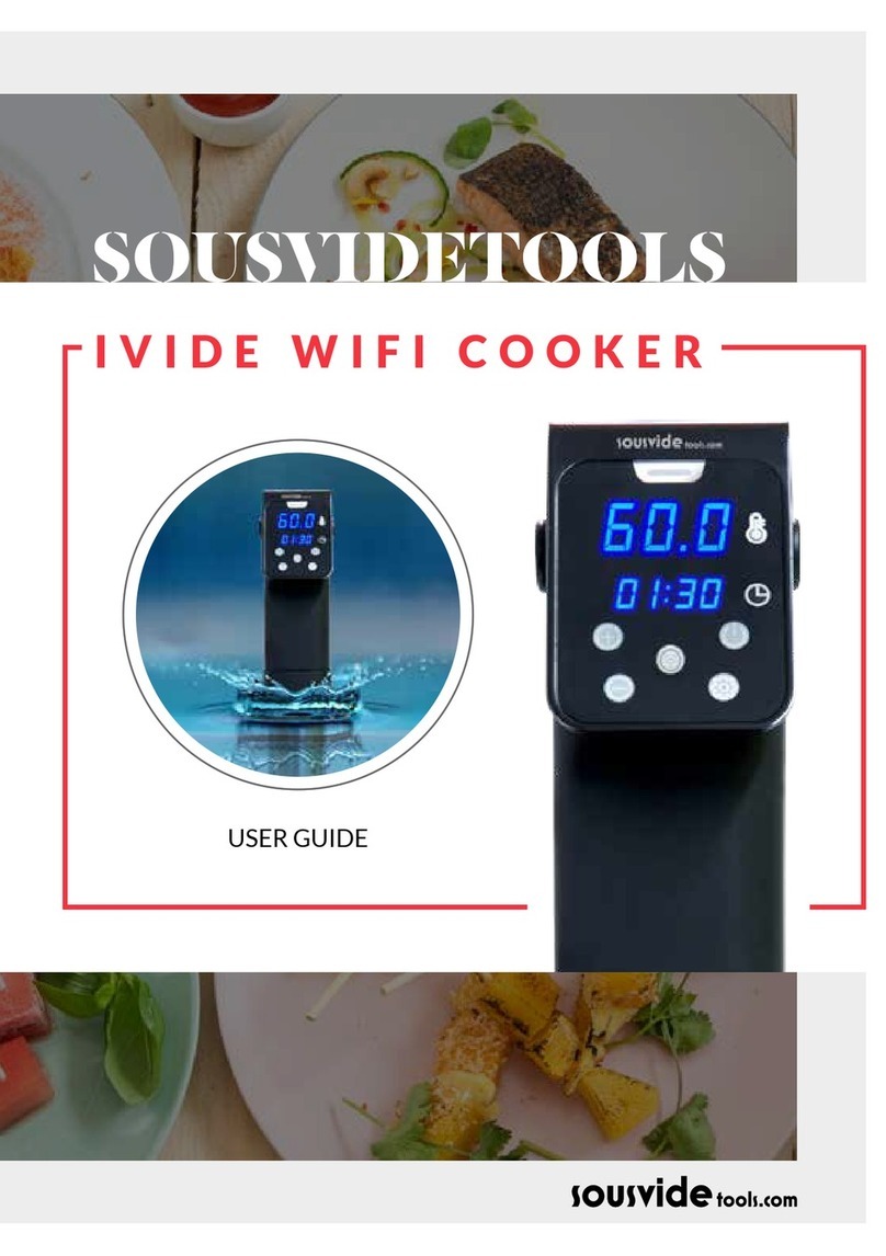 SousVideTools IVIDE WIFI COOKER User manual