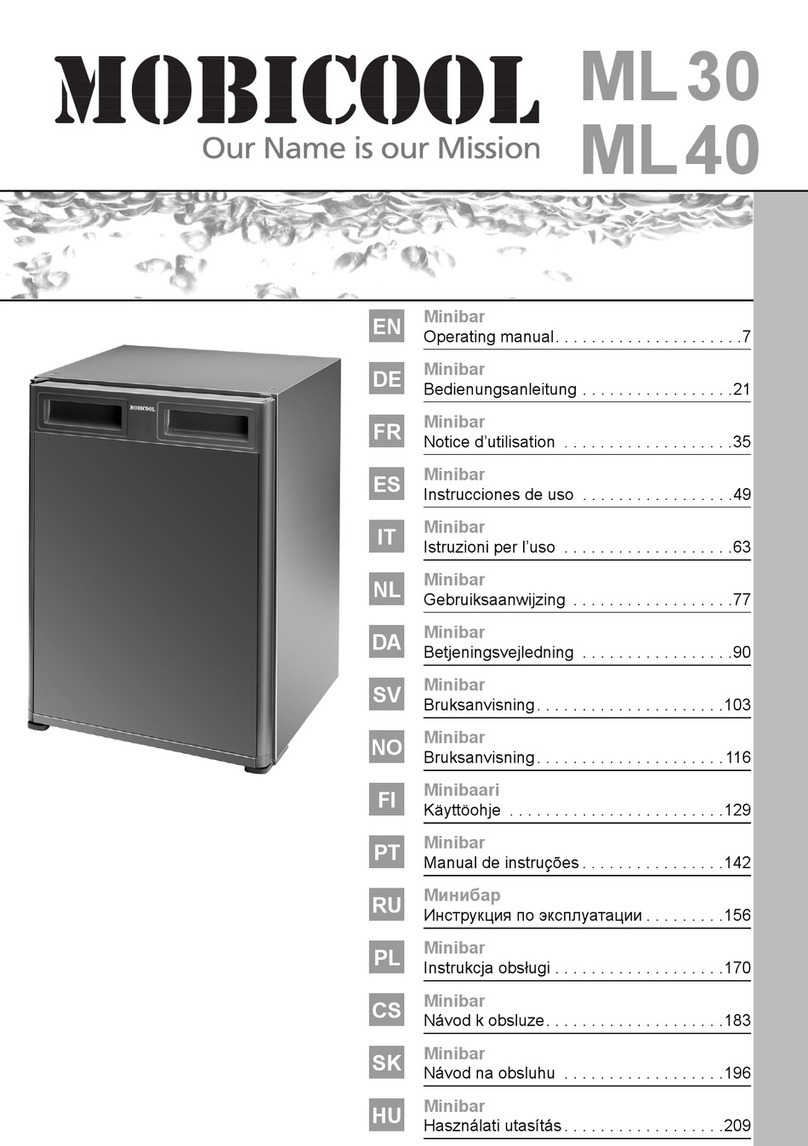 Mobicool ML30 operating manual