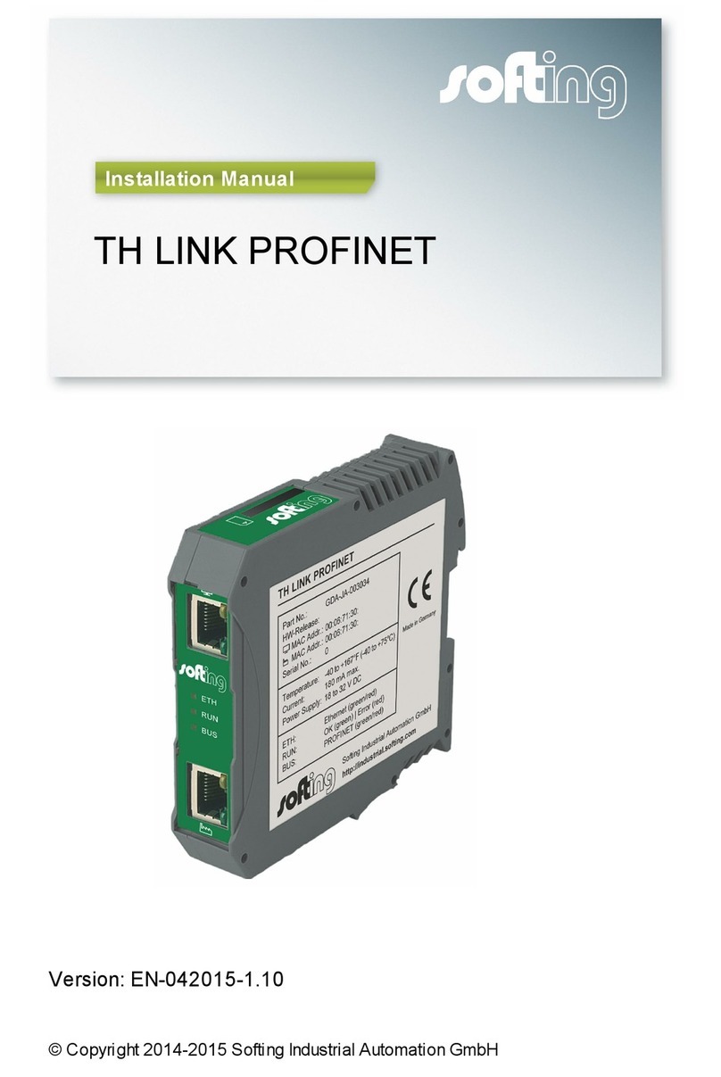 Softing TH LINK PROFINET User manual