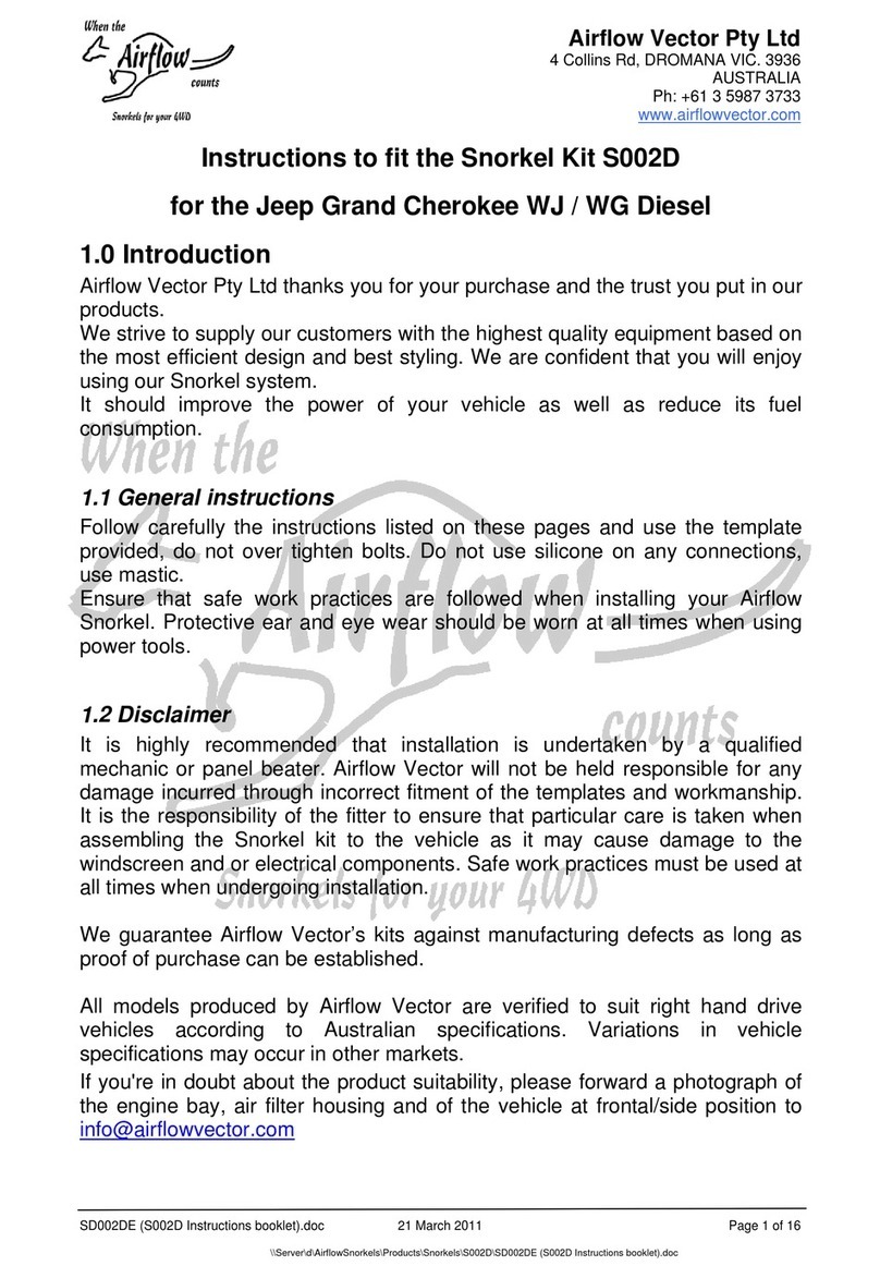 Airflow Vector S002D instructions