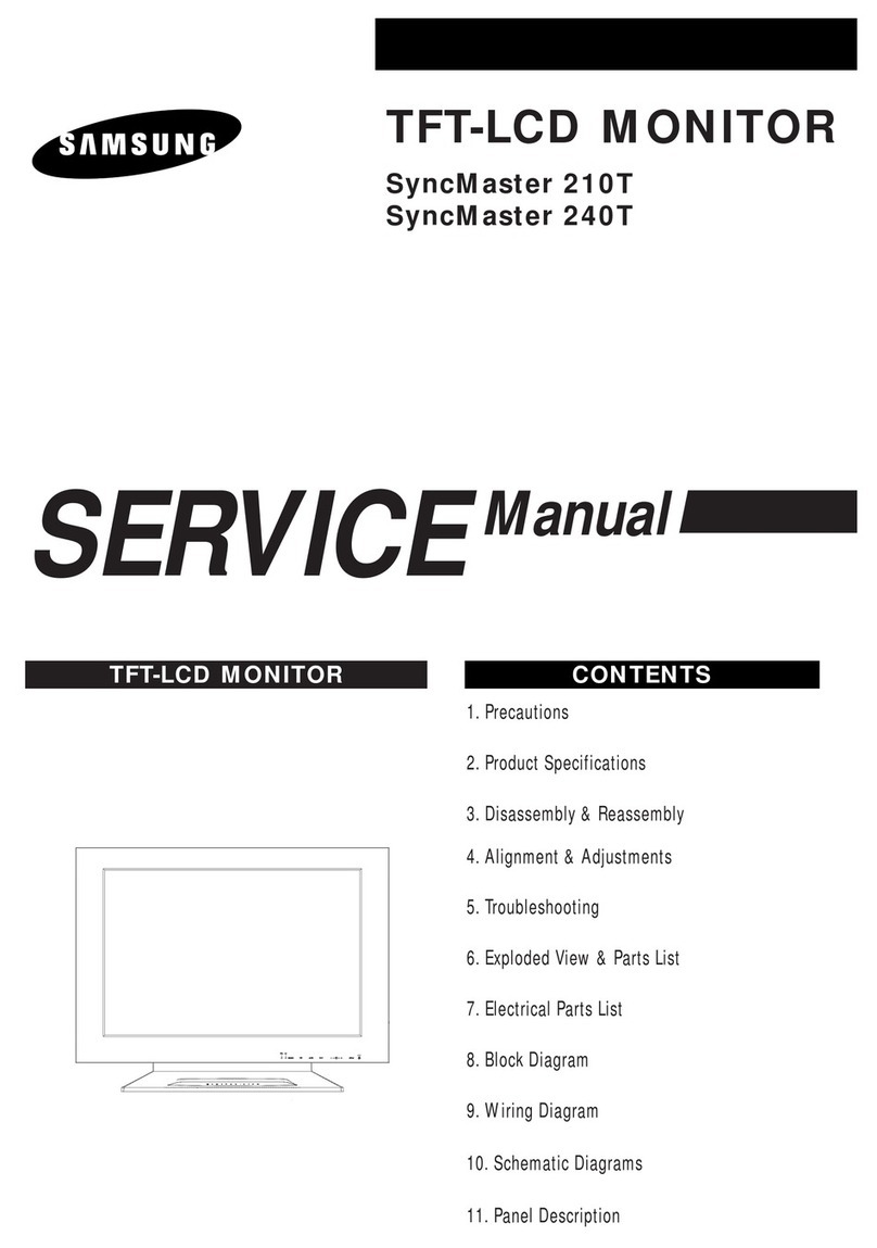 Samsung SyncMaster 210T User manual