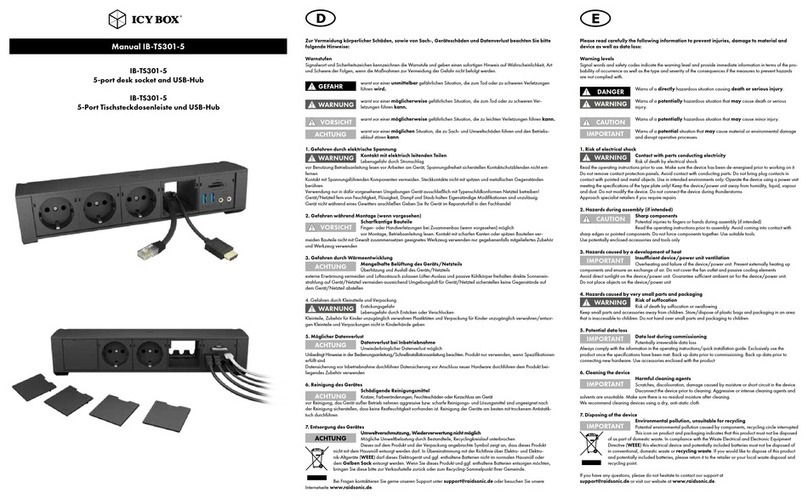 Icy Box IB-TS301-5 manual