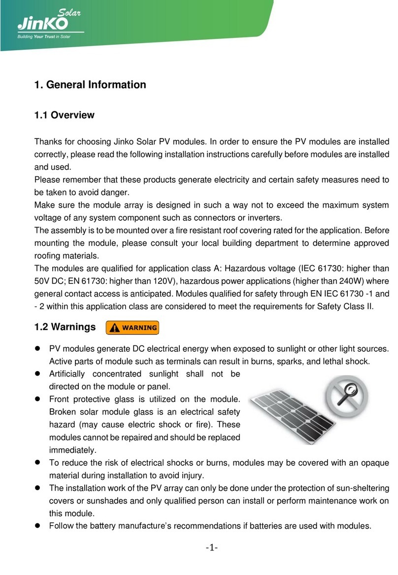 Jinko Solar JKM PP-60 Series manual