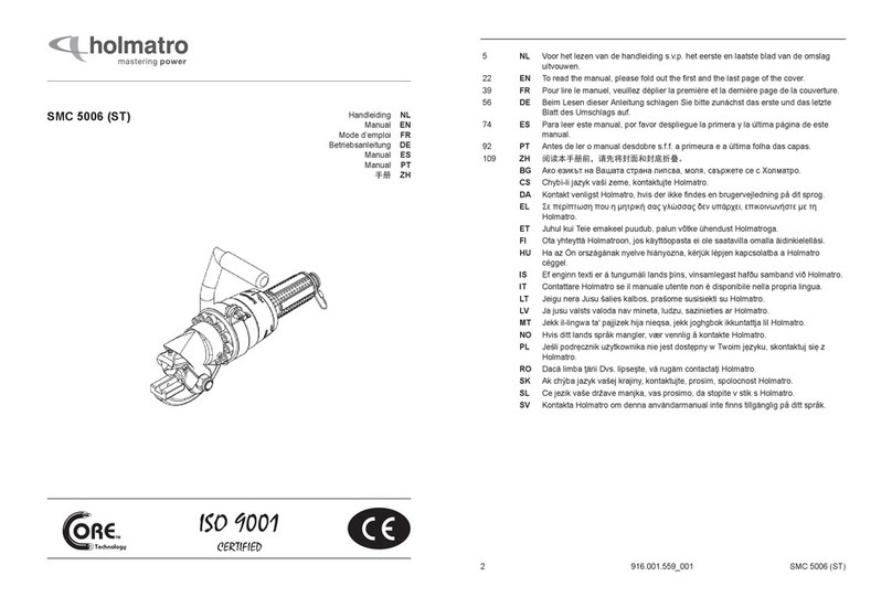 Holmatro Core SMC 5006 User manual