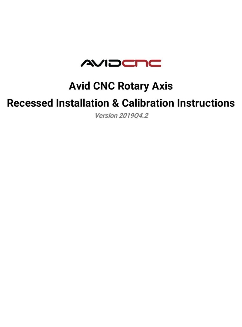 Avid Technology CNC Rotary Axis Installation & Calibration Manual