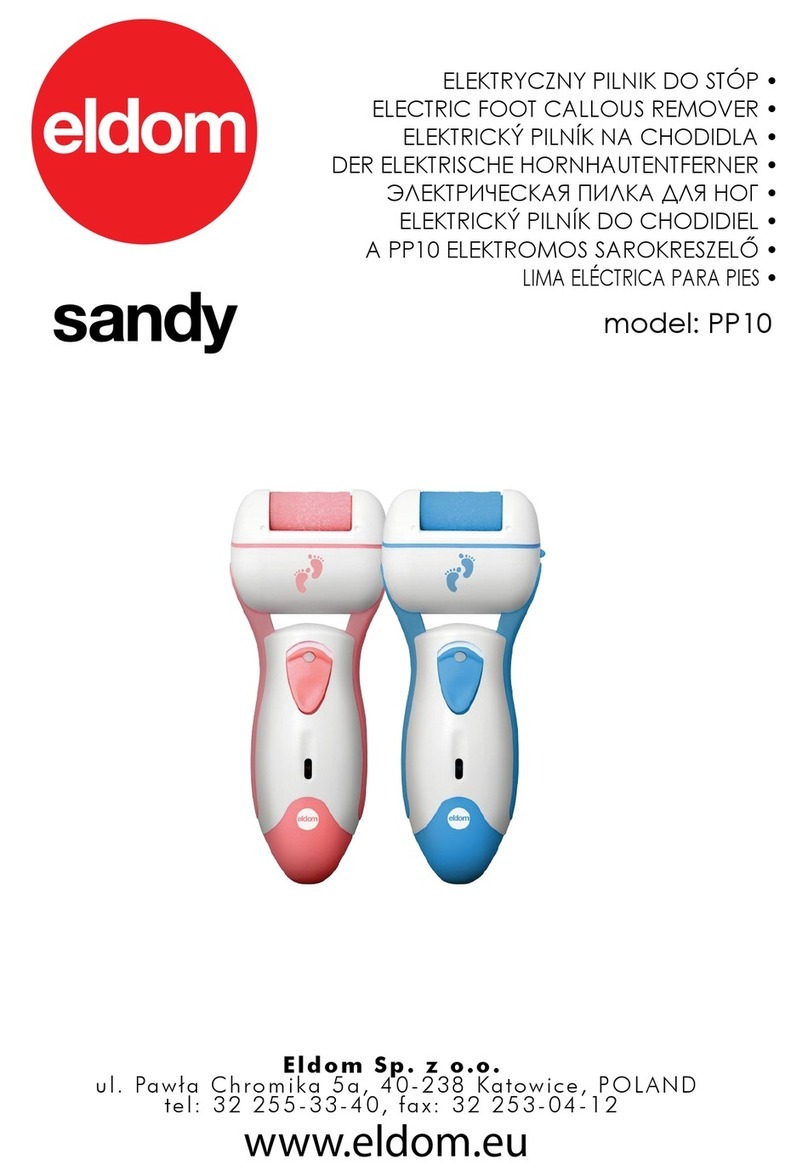 Eldom sandy Operating	 instruction