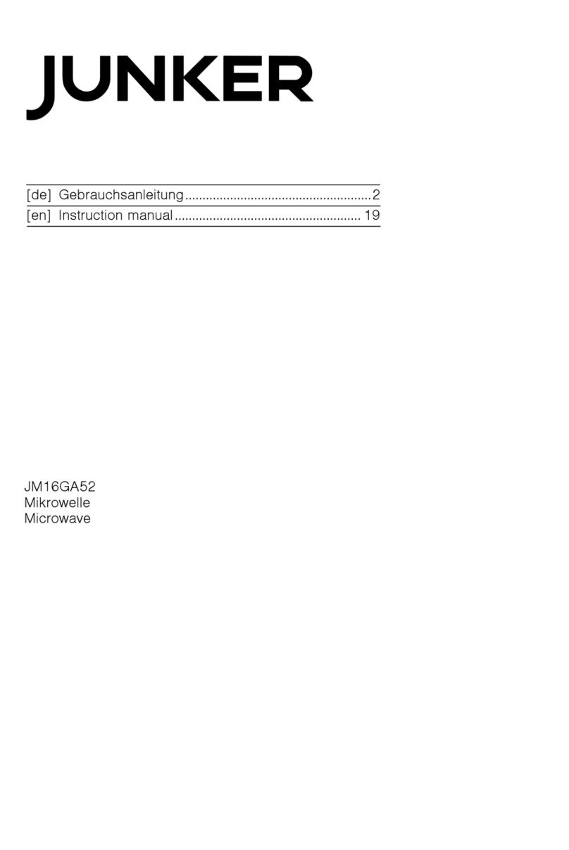 Junker JM16GA52 instruction manual
