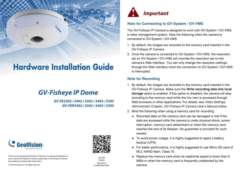GeoVision GV Series Manual