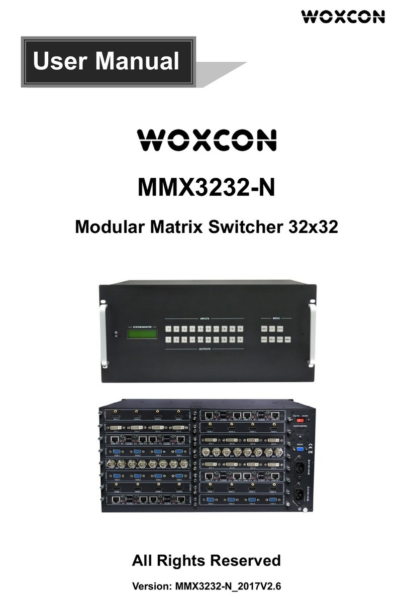 Woxcon MMX3232-N user manual