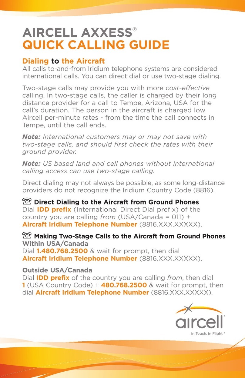 AirCell AXXESS quick guide