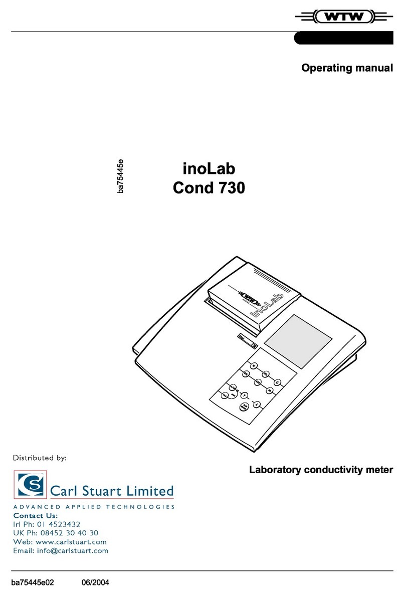wtw inoLab Cond 730 operating manual