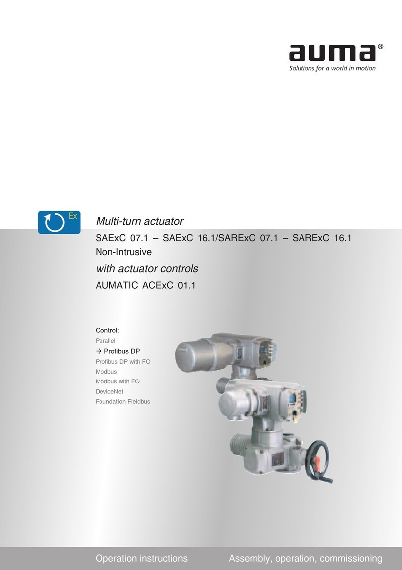 AUMA SAExC 07.1 Operation instructions