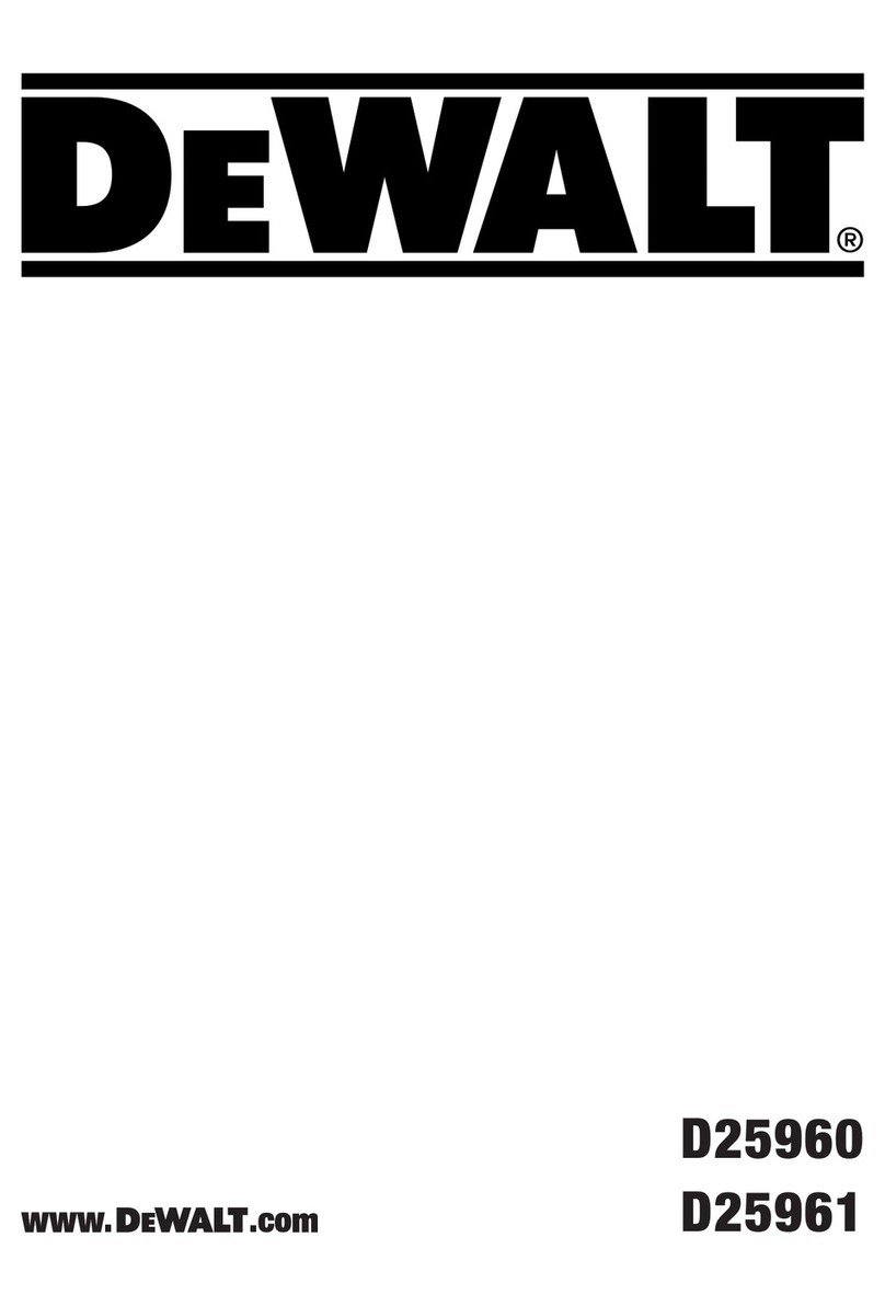 DeWalt D25960 User manual