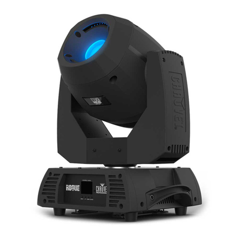 Chauvet Professional ROGUE R1X Spot Quick reference guide