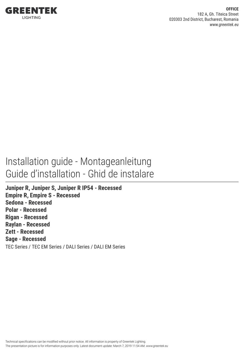 Greentek TEC Series installation guide Greentek TEC Series installation guide