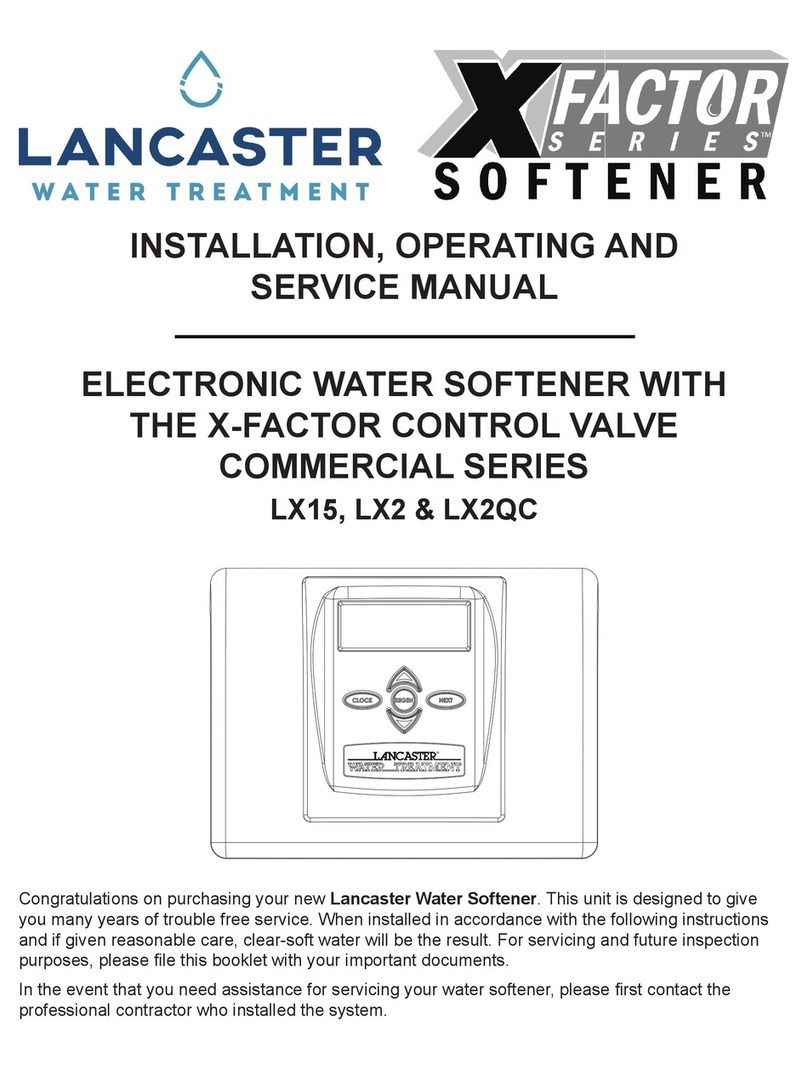 Lancaster LX15 Series Installation, operating and service manual